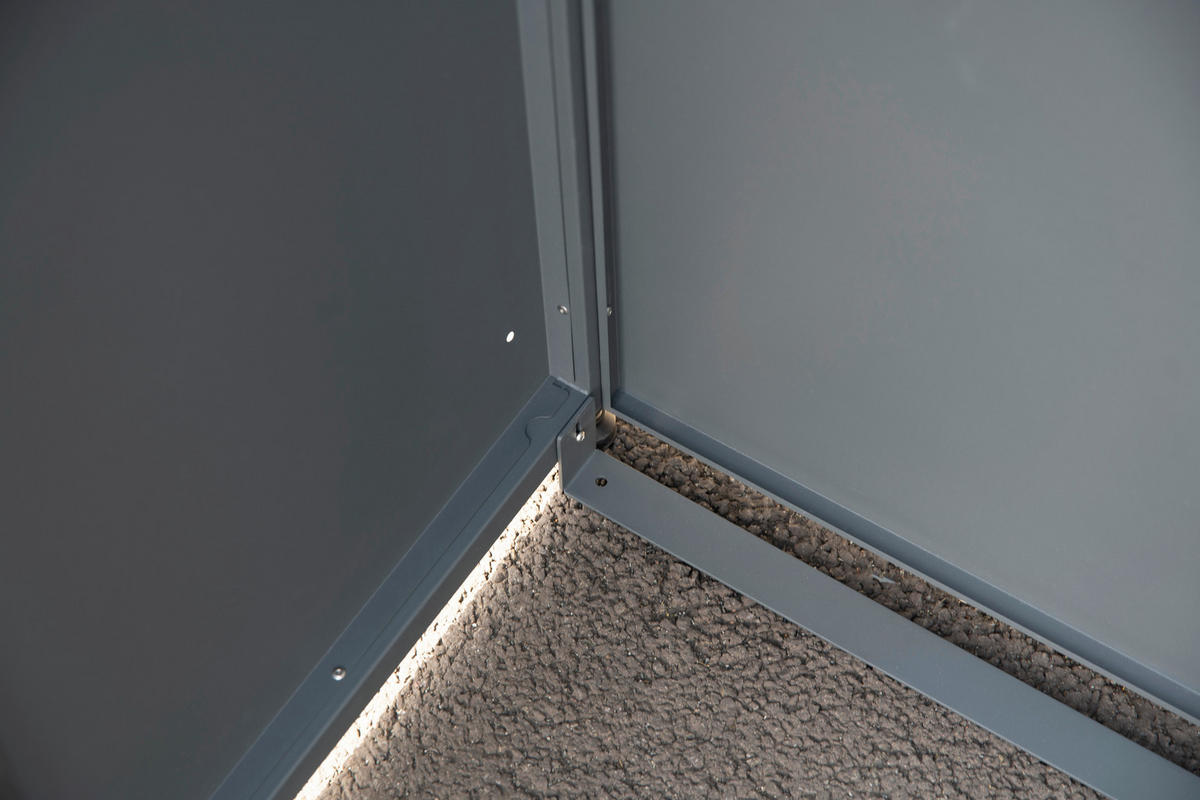 Westmann Mülltonnenbox Moderna anthrazit B/H/L: ca. 211x135x83 cm Moderna - anthrazit (83,00/211,00/135,00cm) - Westmann