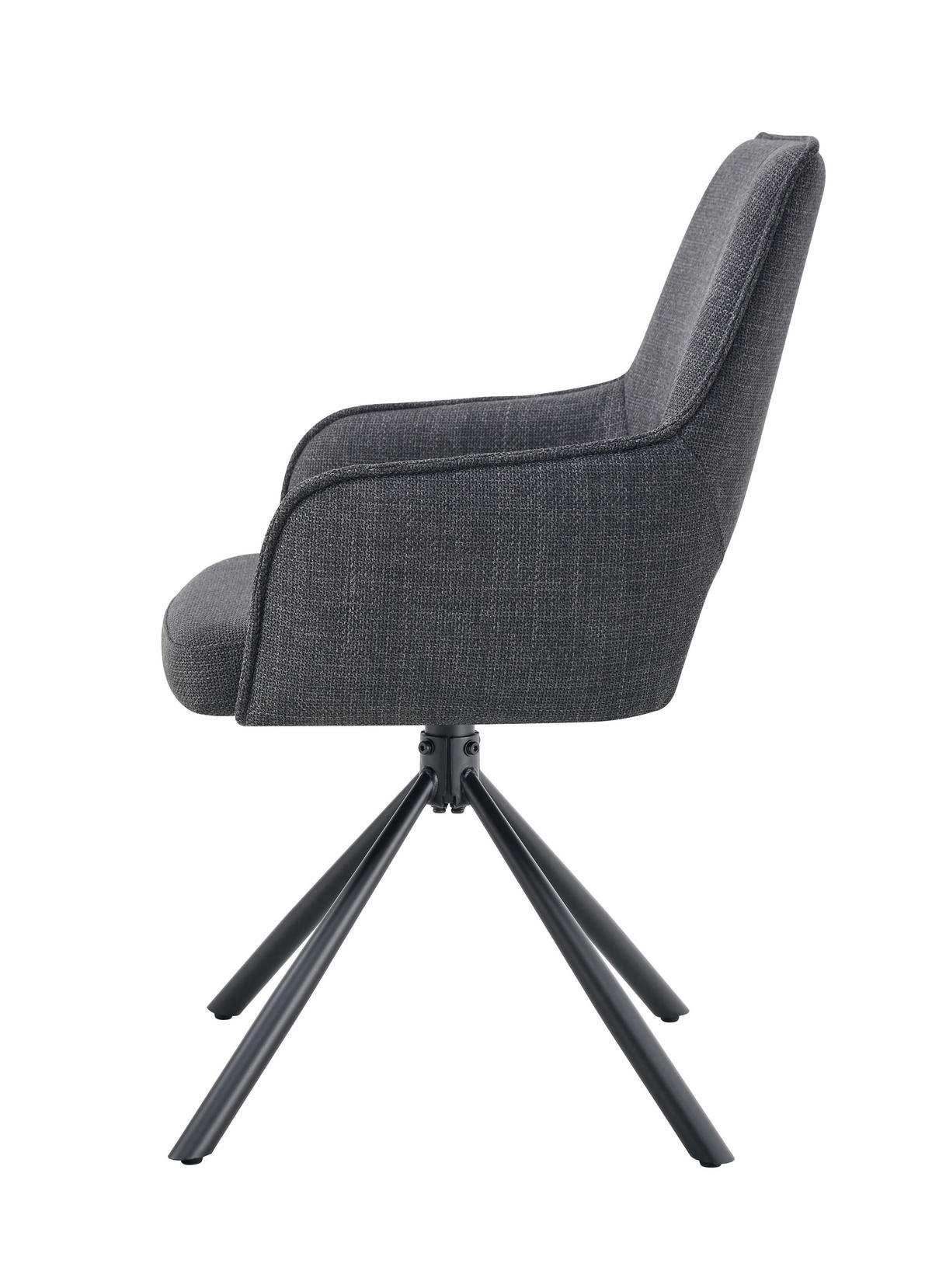 Drehstuhl JANA, 2er Set anthrazit schwarz B/H/T: ca. 57x91x64 cm JANA, 2er Set - schwarz/anthrazit (57,00/91,00/64,00cm) - xonox.home