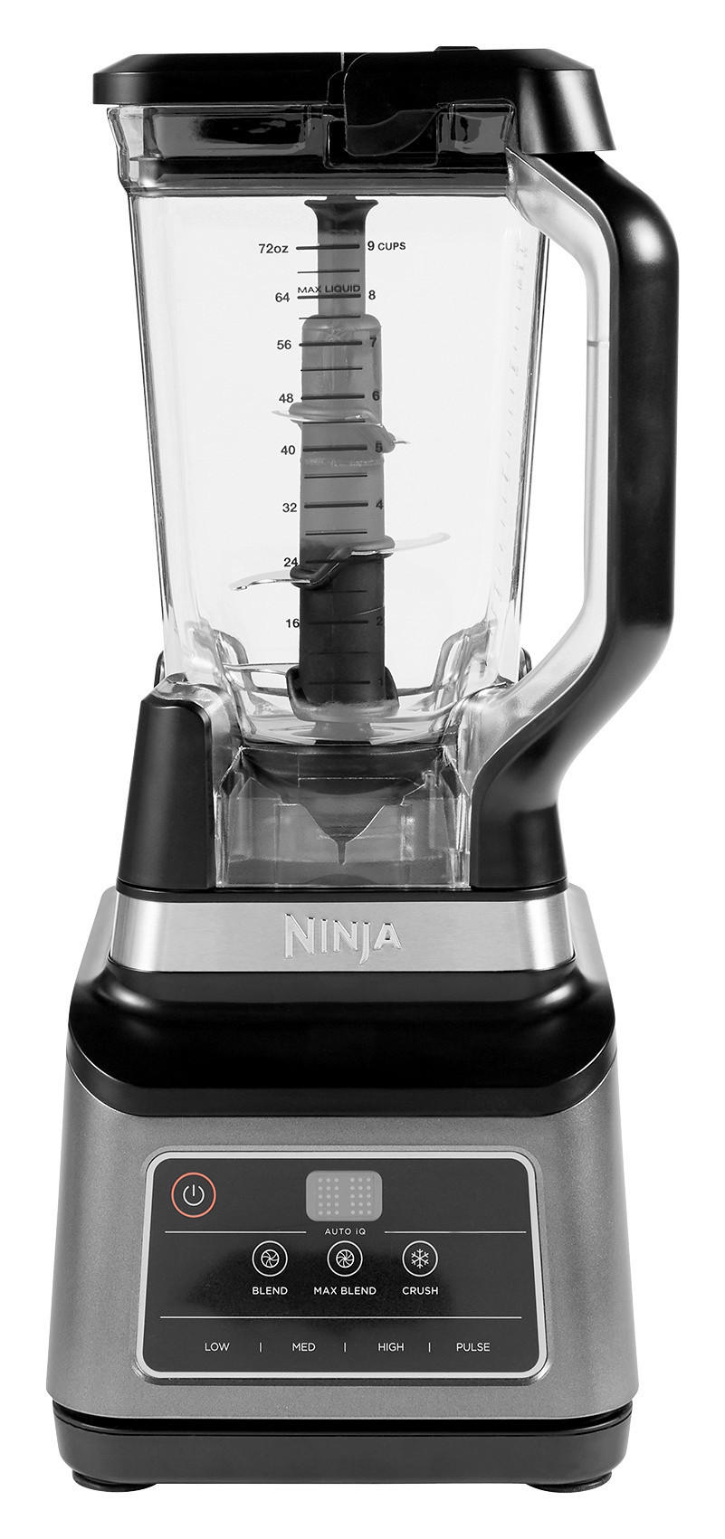 Ninja Standmixer 2in1 schwarz silber Kunststoff B/H/L: ca. 19x44,5x25 cm BN750EU - schwarz/silber (25,00/19,00/44,50cm) - Ninja