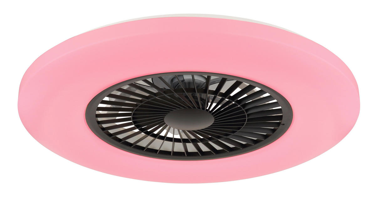 GLOBO LED-Deckenventilator Opal weiß H/D: ca. 15,4x59,5 cm max. 40 W ALVA - weiß/Opal (59,50/15,40cm) - GLOBO