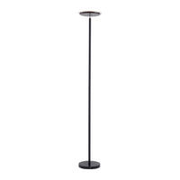 Just Light LED-Deckenfluter HANS 11729-18 schwarz Kunststoff Eisen H/D: ca. 181x30 cm 1 Brennstellen HANS - schwarz (30,00/181,00cm) - Just Light