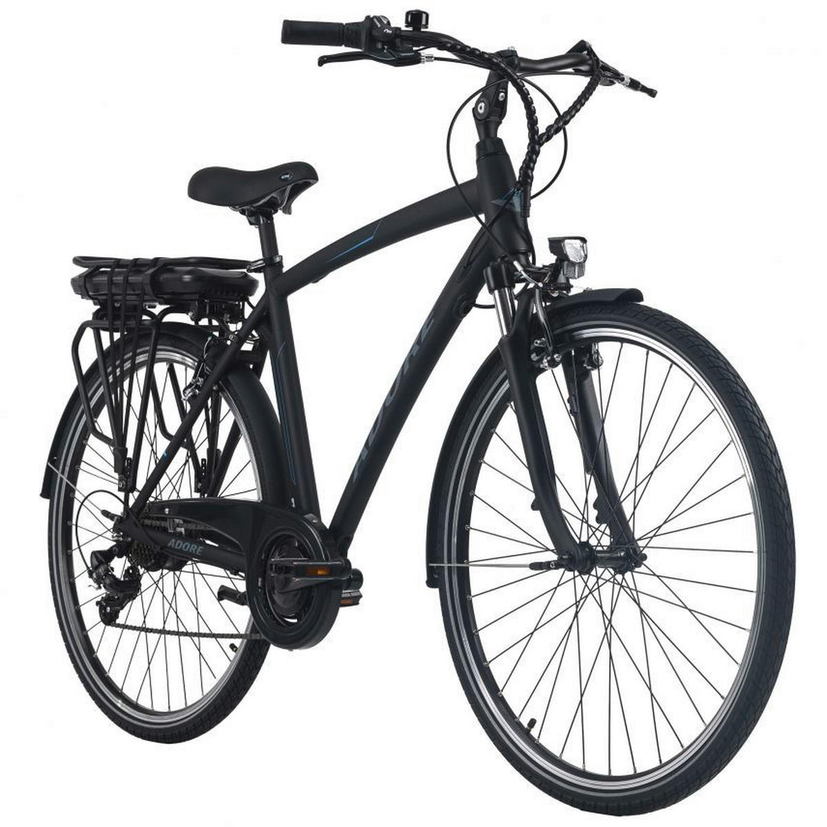KS-Cycling City E-Bike Adore Versailles Versailles 28 Zoll Rahmenhöhe 54 cm 7 Gänge schwarz schwarz ca. 250 W ca. 36 V ca. 28 Zoll Adore Versailles - schwarz - KS-Cycling