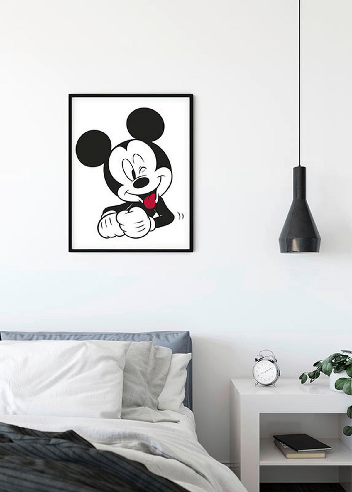 Komar Poster Mickey Mouse Funny Disney B/L: ca. 50x70 cm Mickey Mouse Funny - (50,00/70,00cm) - Komar