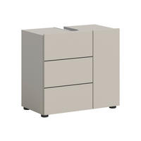 Waschbeckenunterschrank VIRA Cashmere schwarz B/H/T: ca. 60x57x34 cm VIRA - schwarz/Cashmere (60,00/57,00/34,00cm) - xonox.home