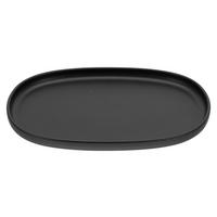 CreaTable Servierplatte Uno Black anthrazit Steinzeug Uno Black - anthrazit - CreaTable