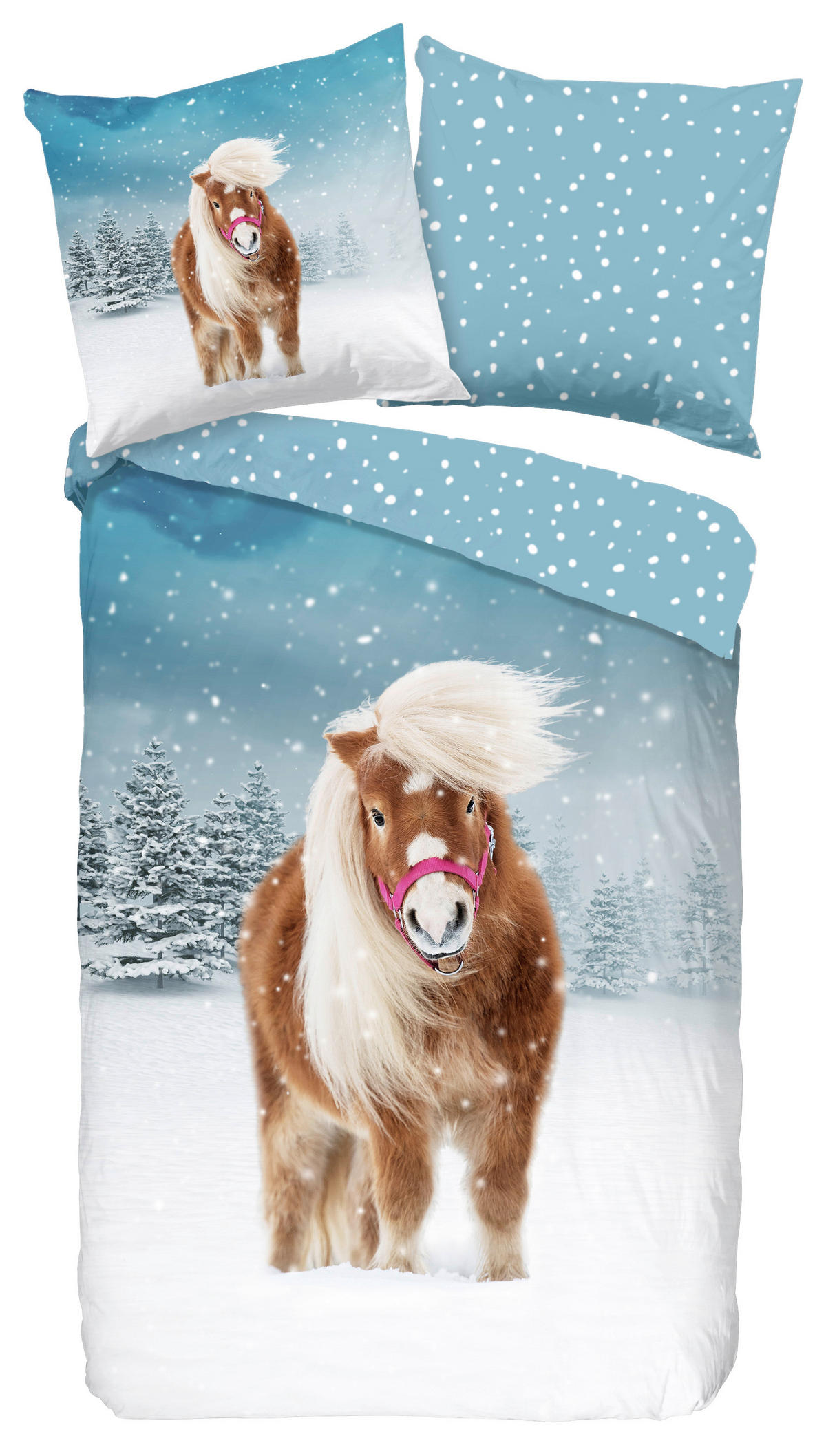 Baumwoll Bettwäsche Sweet Flanell Sweet - Multi (135,00/200,00cm) - Good Morning