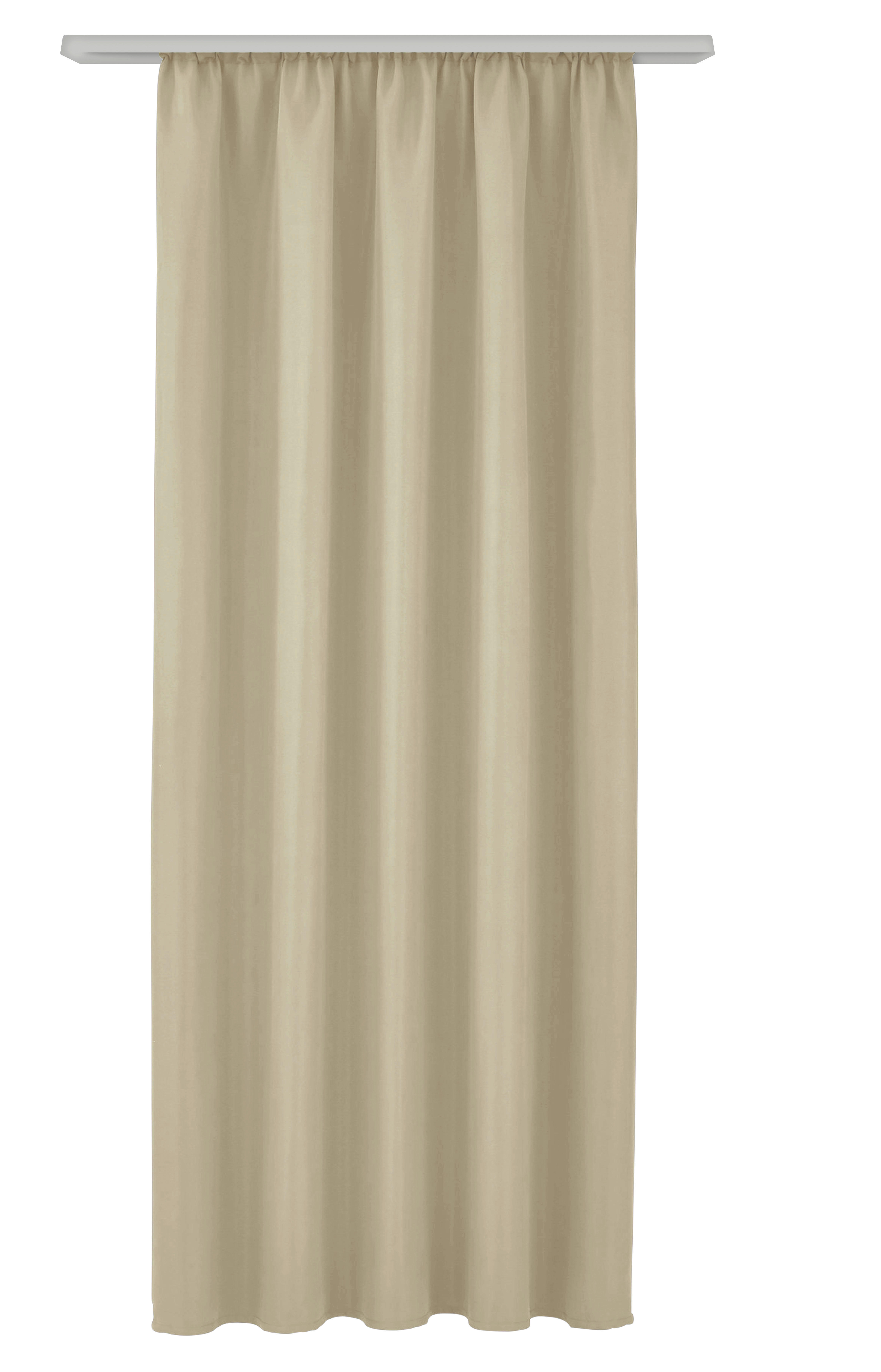 Thumbnail - Verdunklungsvorhang Linus kitt B/L: ca. 140x245 cm