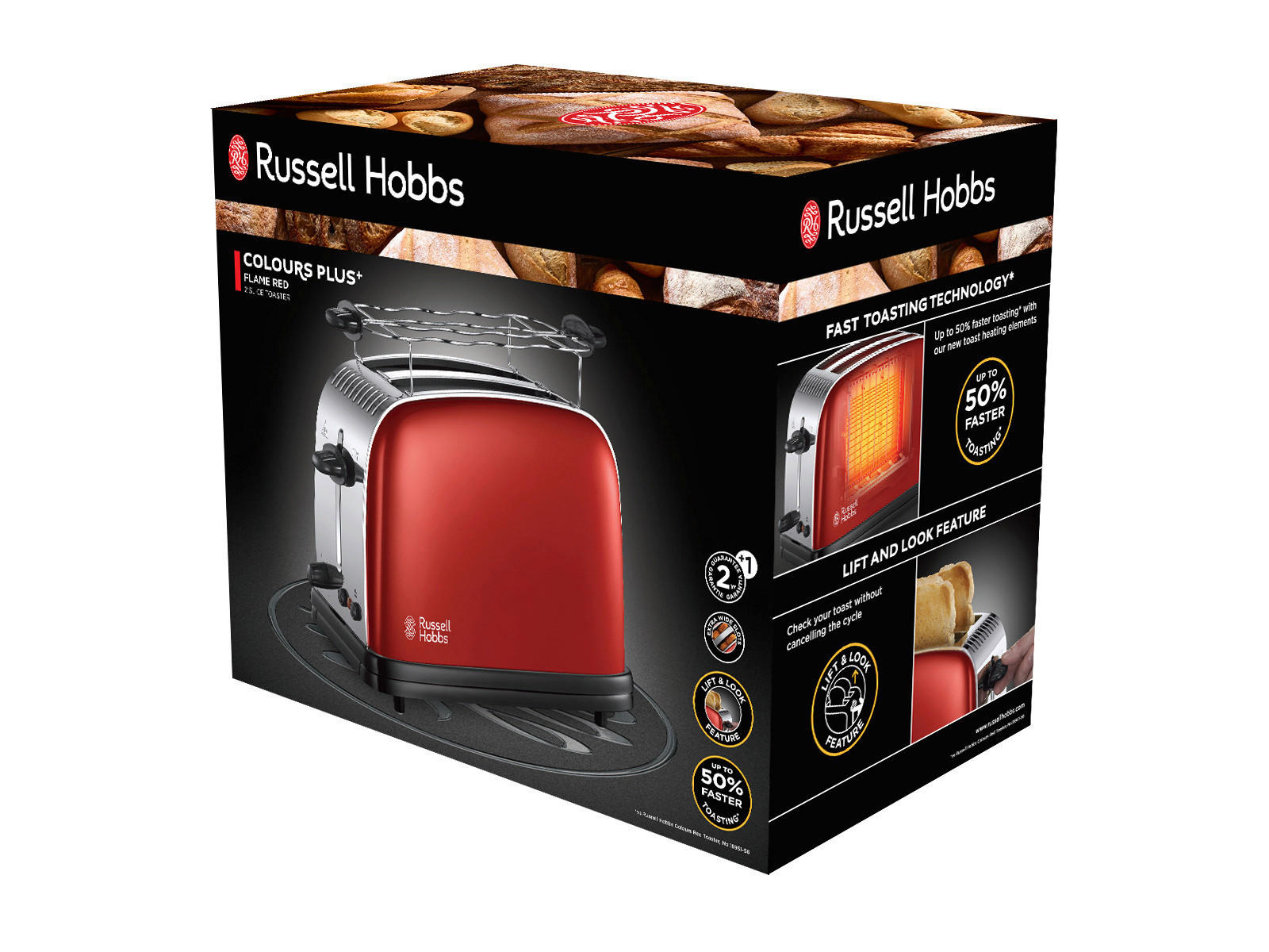 Russell Hobbs Toastautomat 23330-56 rot ...