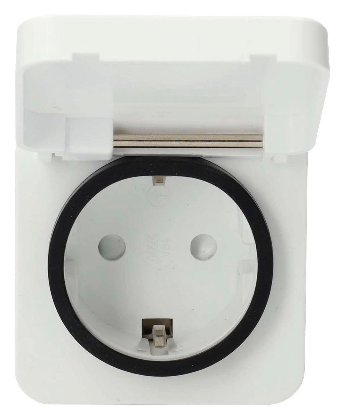 Nedis Smart-Stecker weiß grau Polycarbonat B/H/L: ca. 6x9,9x6 cm SmartLife - weiß/grau (6,00/6,00/9,90cm) - Nedis