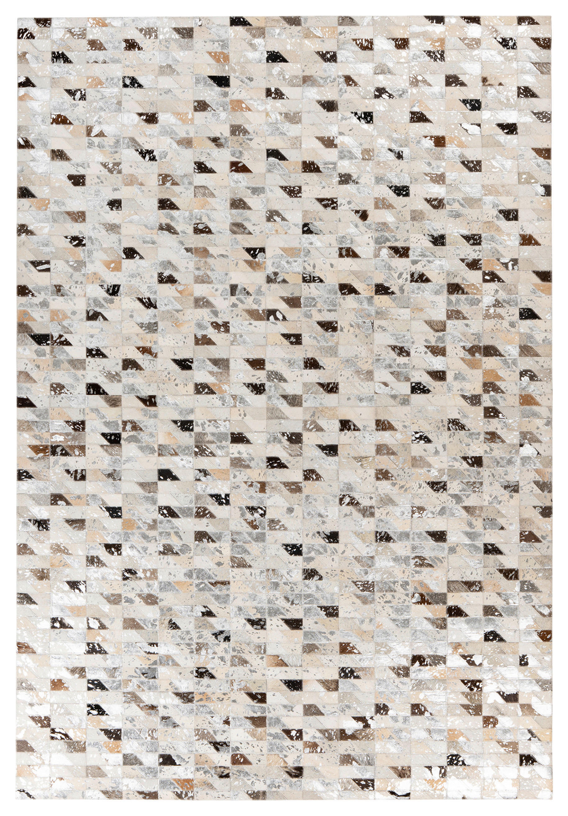 360Living Teppich Lavin silber B/L: ca. 80x150 cm Lavin - multicolor/silber (80,00/150,00cm) - 360Living