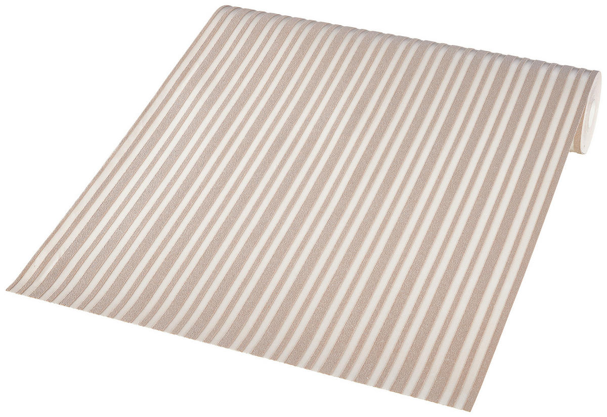 Vliestapete Streifen beige creme B/L: ca. 53x1005 cm Vliestapete_13397-20 - beige/creme (53,00/1005,00cm)
