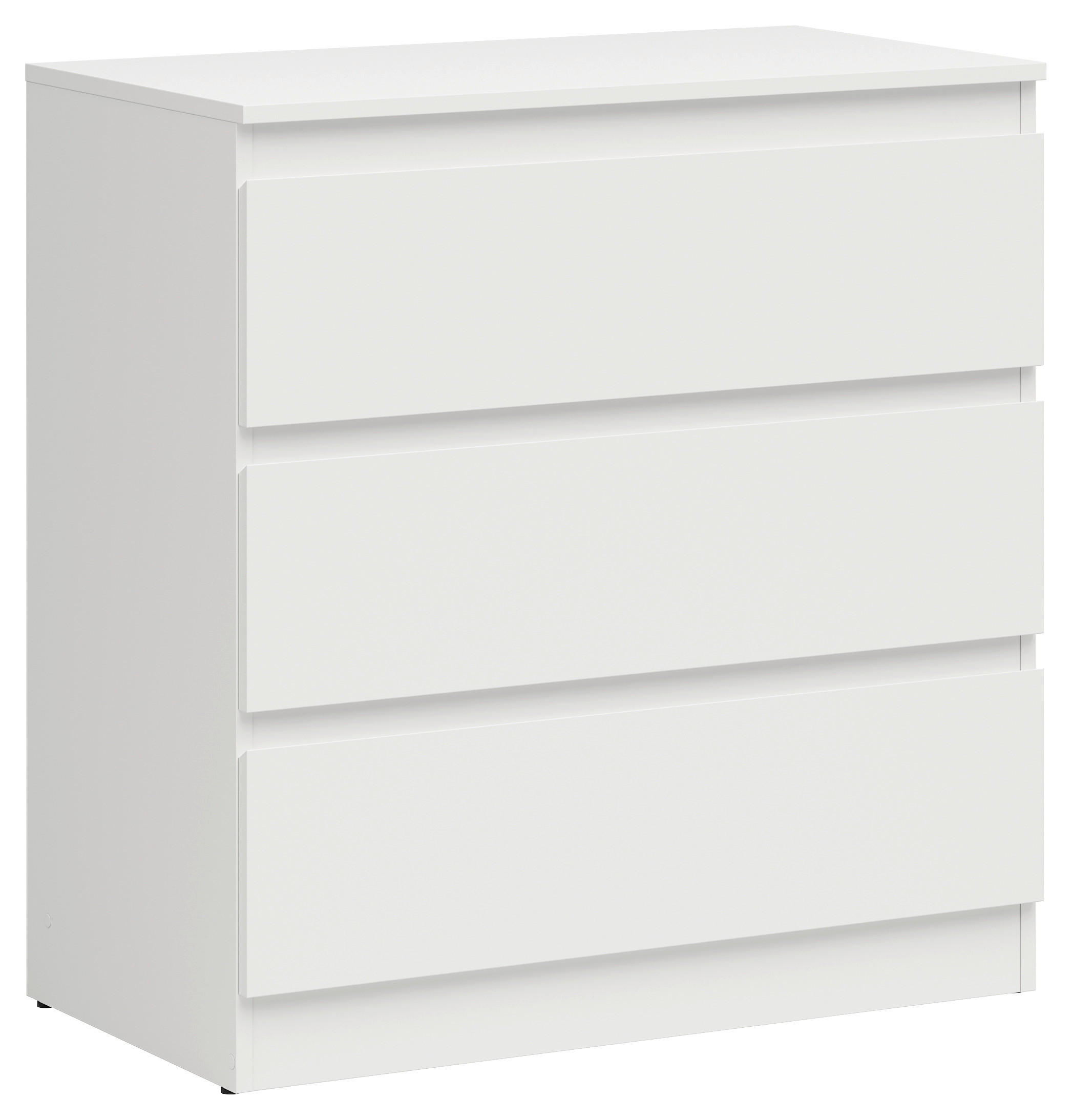 Kommode Mara weiß B/H/T: ca. 77x81x42 cm Mara - weiß (77,00/81,00/42,00cm)