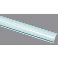 Boviva Unterprofil für Schiebevorhänge Unterprofil_zum_Klipsen - weiß (60,00cm) - Boviva