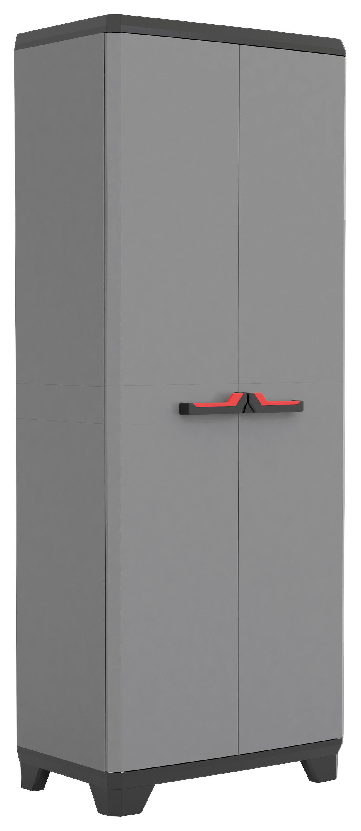 Keter Kunststoffschrank Stilo grau Kunststoff B/H/T: ca. 68x173x39 cm