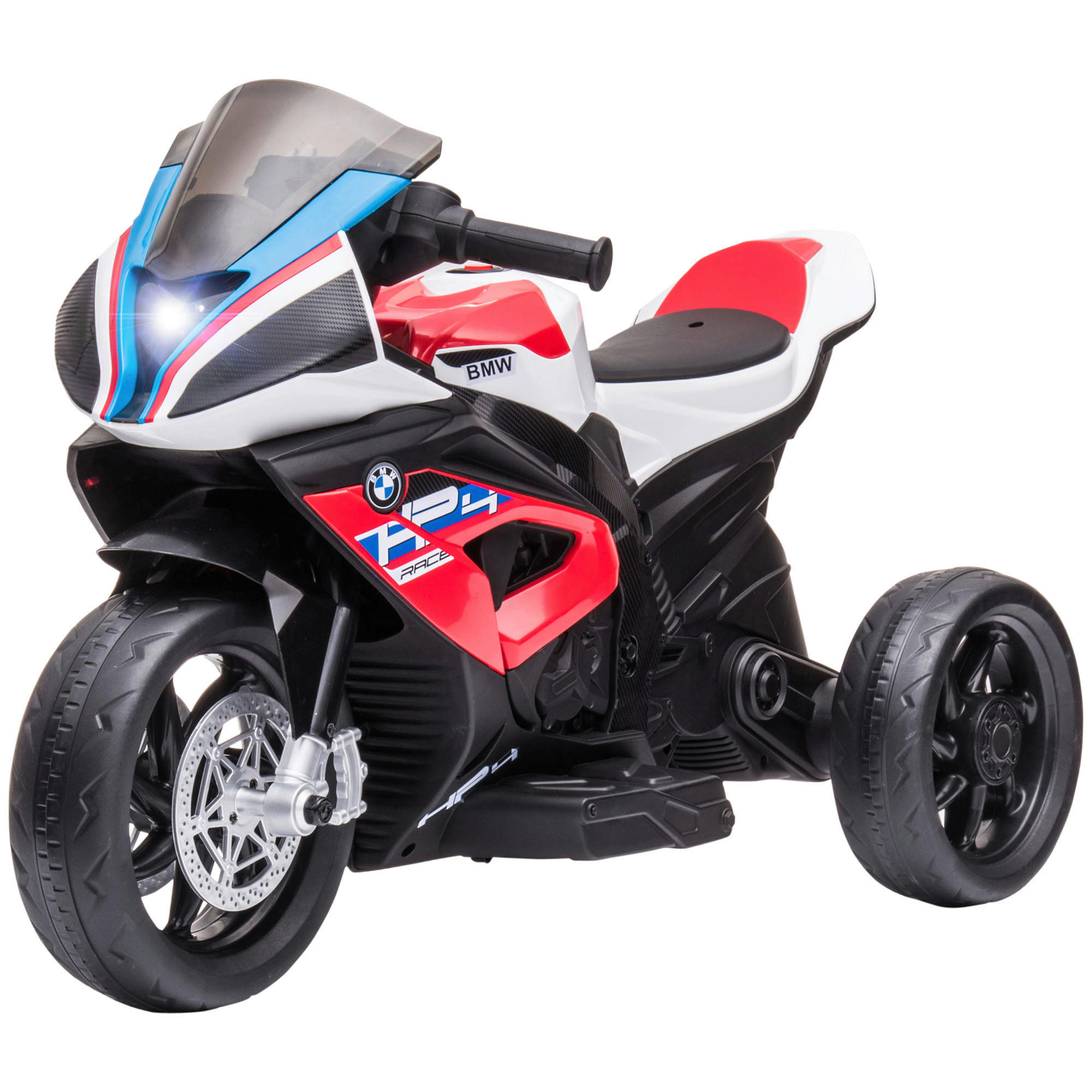 HOMCOM Kinder-Elektromotorrad rot B/H/L: ca. 42x54x82,5 cm