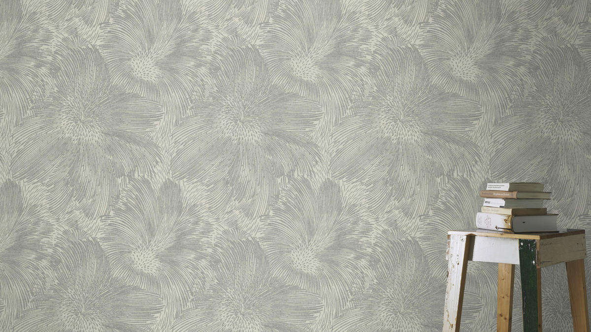 Rasch Vliestapete Struktur grau B/L: ca. 53x1005 cm Vliestapete_509250 - grau (53,00/1005,00cm) - Rasch