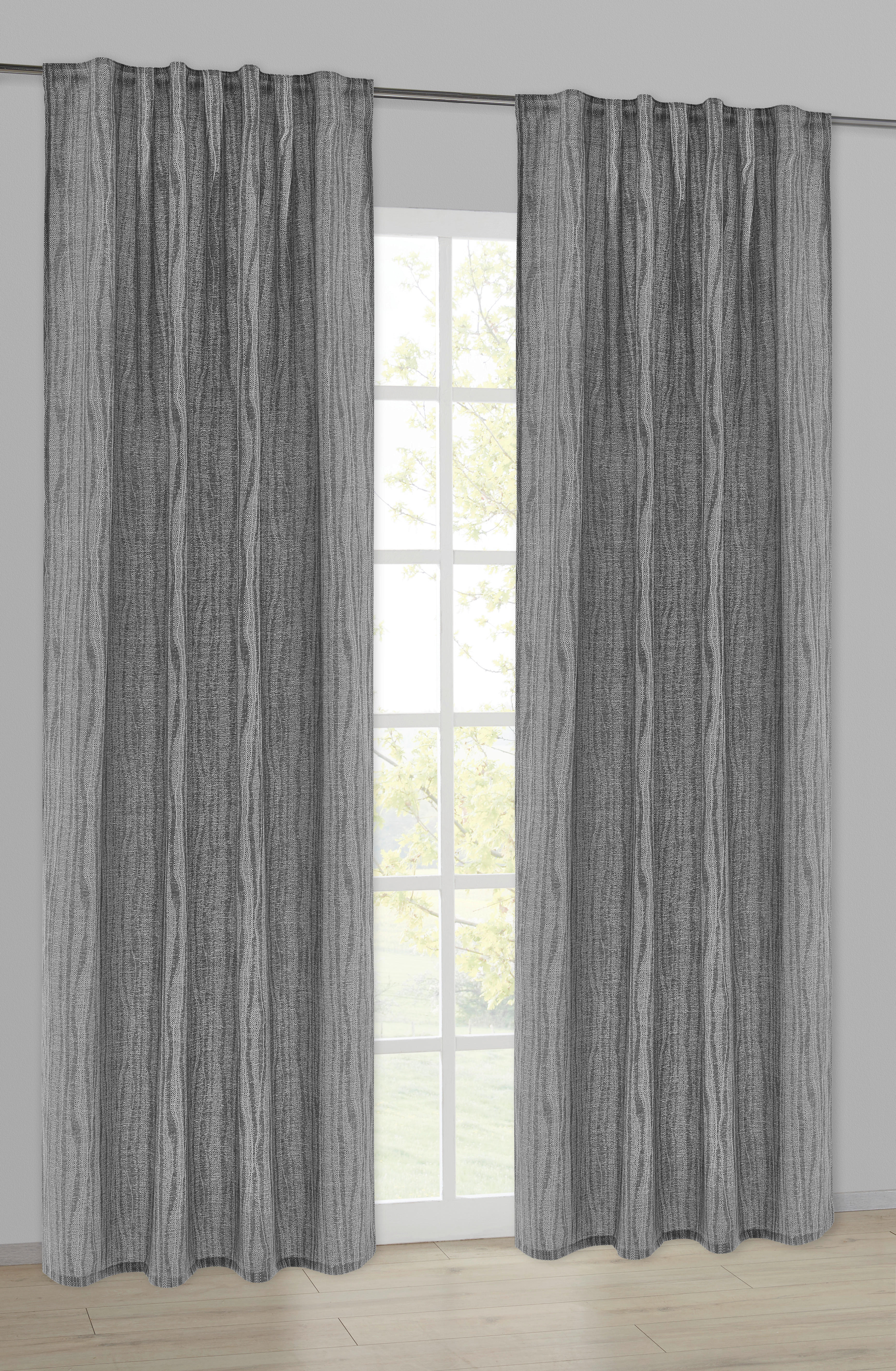POCOline Kombivorhang Marlies anthrazit B/L: ca. 140x245 cm Marlies - anthrazit (140,00/245,00cm) - POCOline
