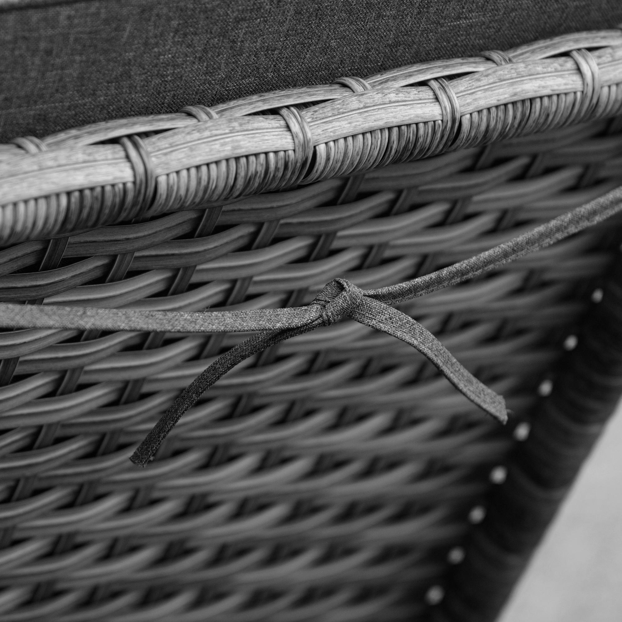 Outsunny Gartenliege grau Polypropylen B...