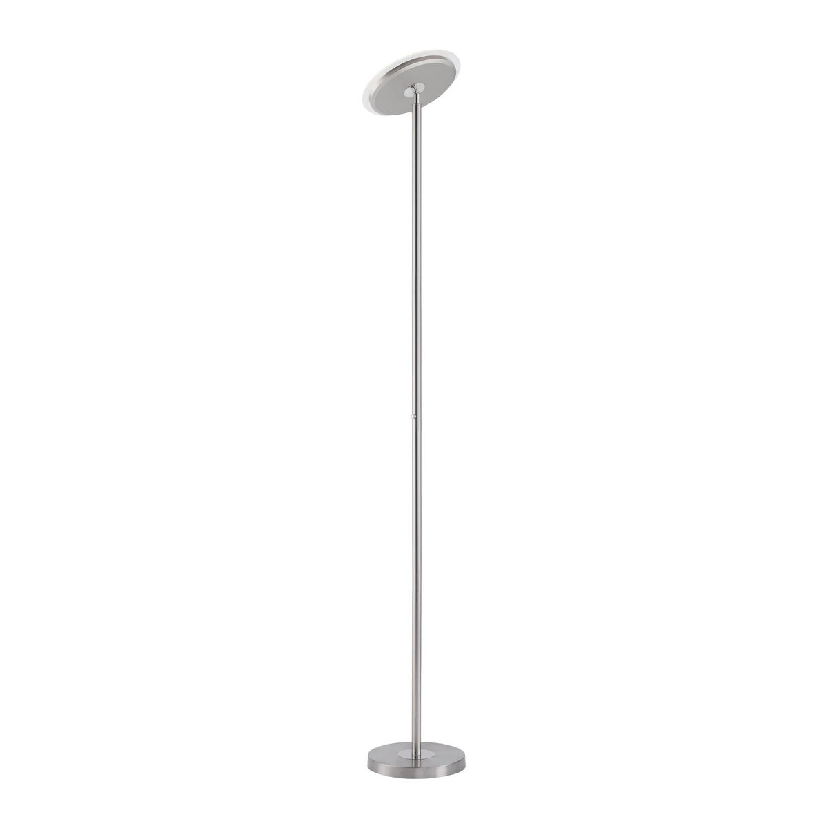 Just Light LED-Deckenfluter HANS 11729-55 stahlfarbig Eisen Kunststoff H/D: ca. 181x30 cm 1 Brennstellen HANS - stahlfarbig (30,00/181,00cm) - Just Light