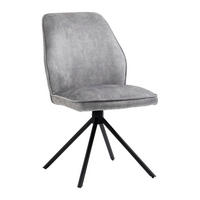 Stuhl Mailand grau Microfaser B/H/T: ca. 53x89x64 cm Mailand - grau (53,00/89,00/64,00cm)