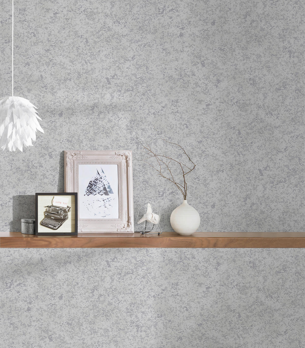 A.S.Creation Vliestapete Attractive Uni grau B/L: ca. 53x1005 cm Attractive - grau (53,00/1005,00cm) - A.S.Creation