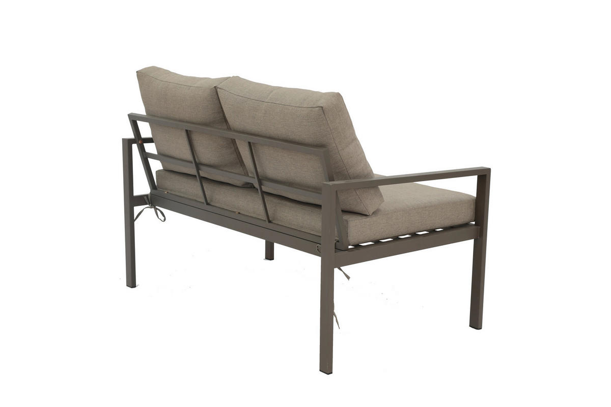 POCOline Gartensitzgruppe Toulouse braun Stahl Toulouse - braun/beige - POCOline