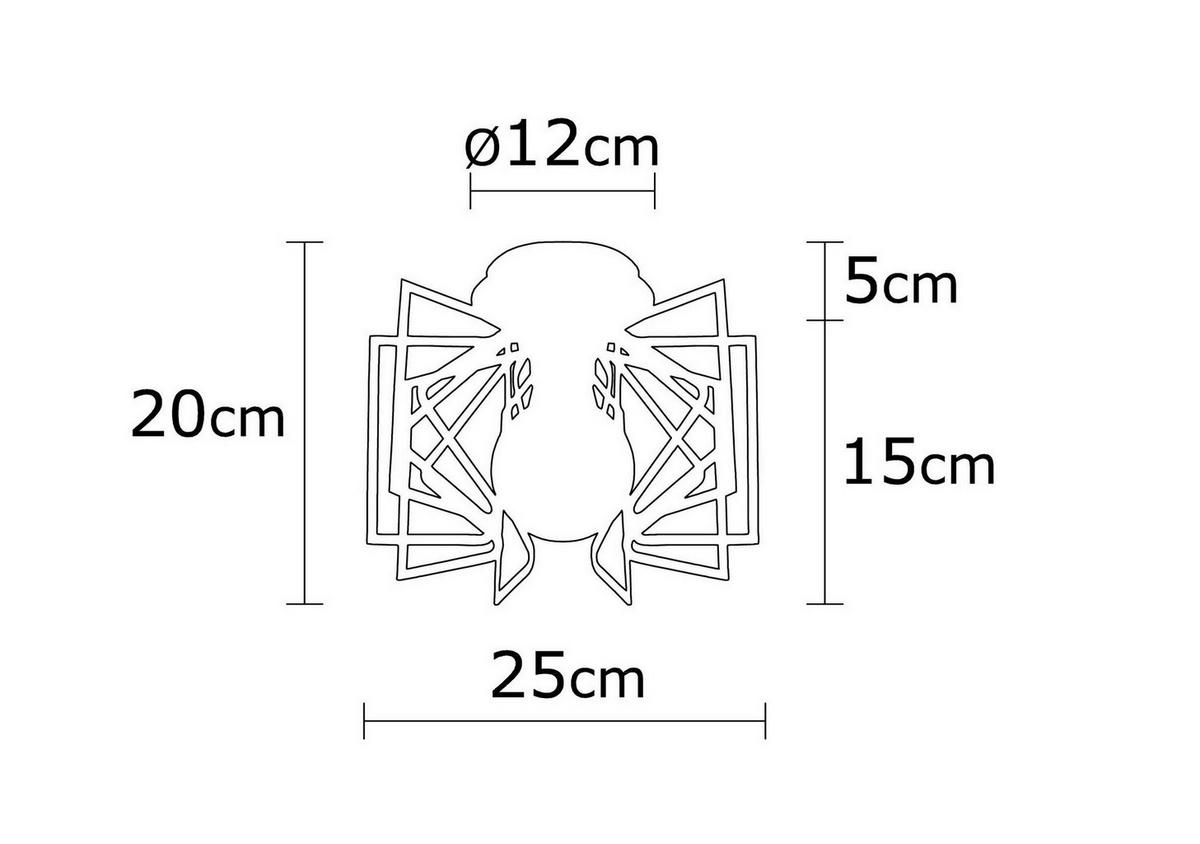 Opviq Deckenleuchte Nemrut schwarz B/H/T/L/D: ca. 26x20x26x26x26 cm E27 1 Brennstellen Nemrut - schwarz (26,00/26,00/20,00cm) - Opviq