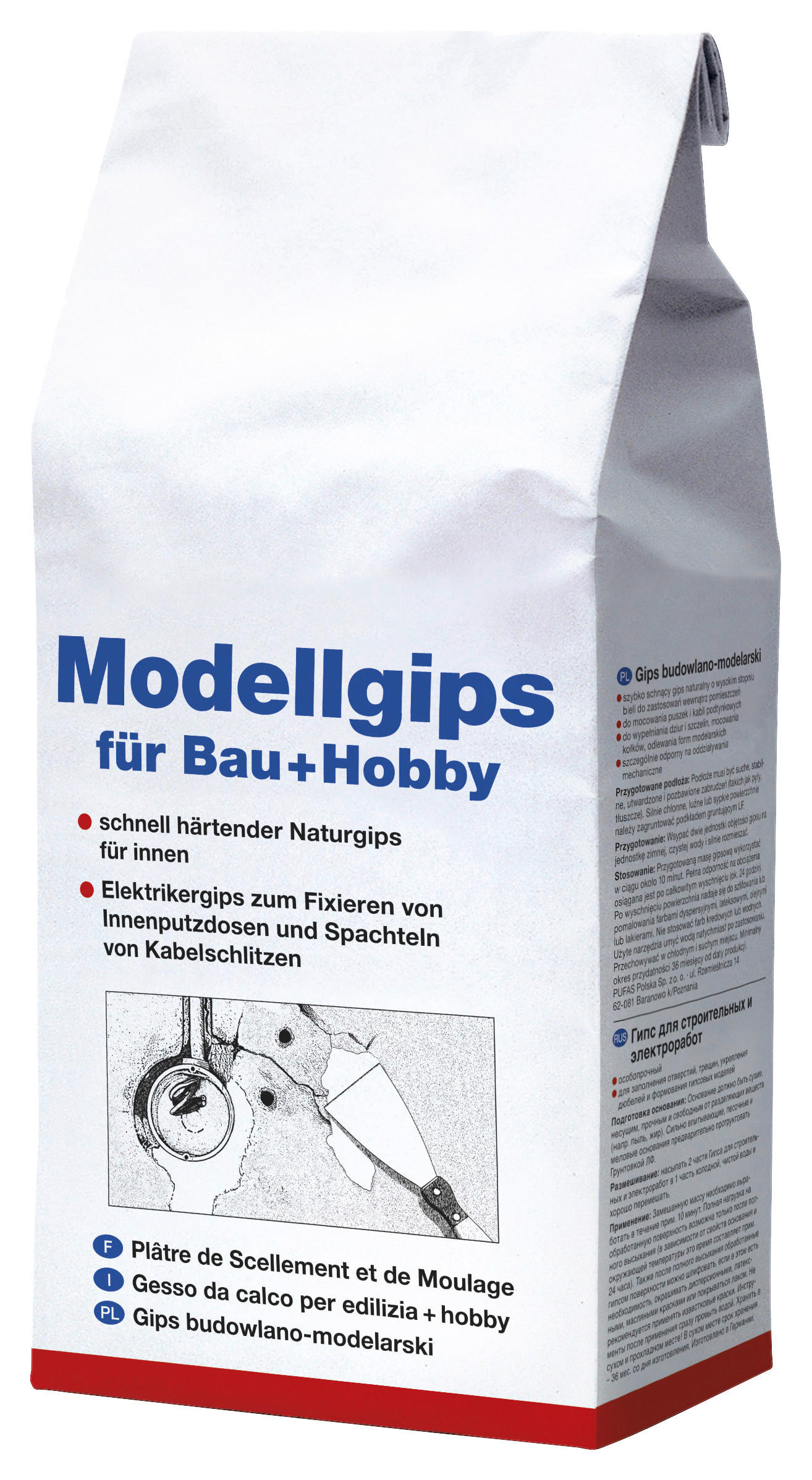 Modellgips ca. 5 kg Modellgips_Bau 5kg
