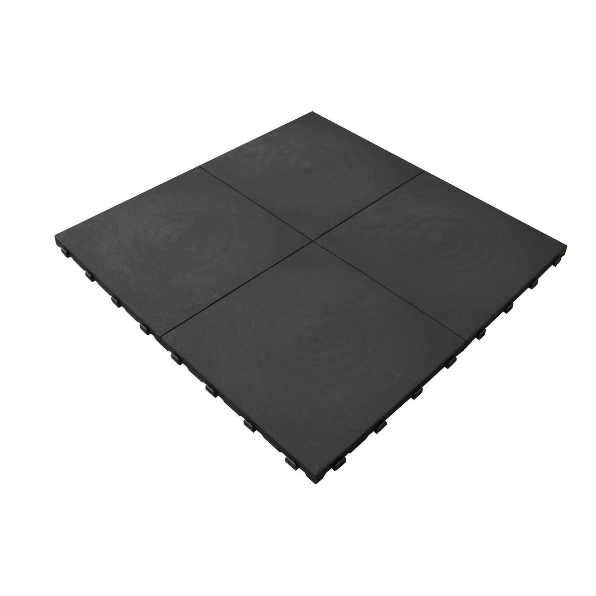 Easy Bodenfliesen braun B/L: ca. 40x40 cm Bodenfliesenset_7Stck. - braun (40,00/40,00/2,65cm) - Easy