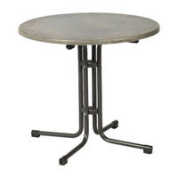 Acamp Gartentisch Piazza anthrazit Stahl H/D: ca. 72x80 cm Piazza - anthrazit/grau (80,00/72,00cm) - Acamp