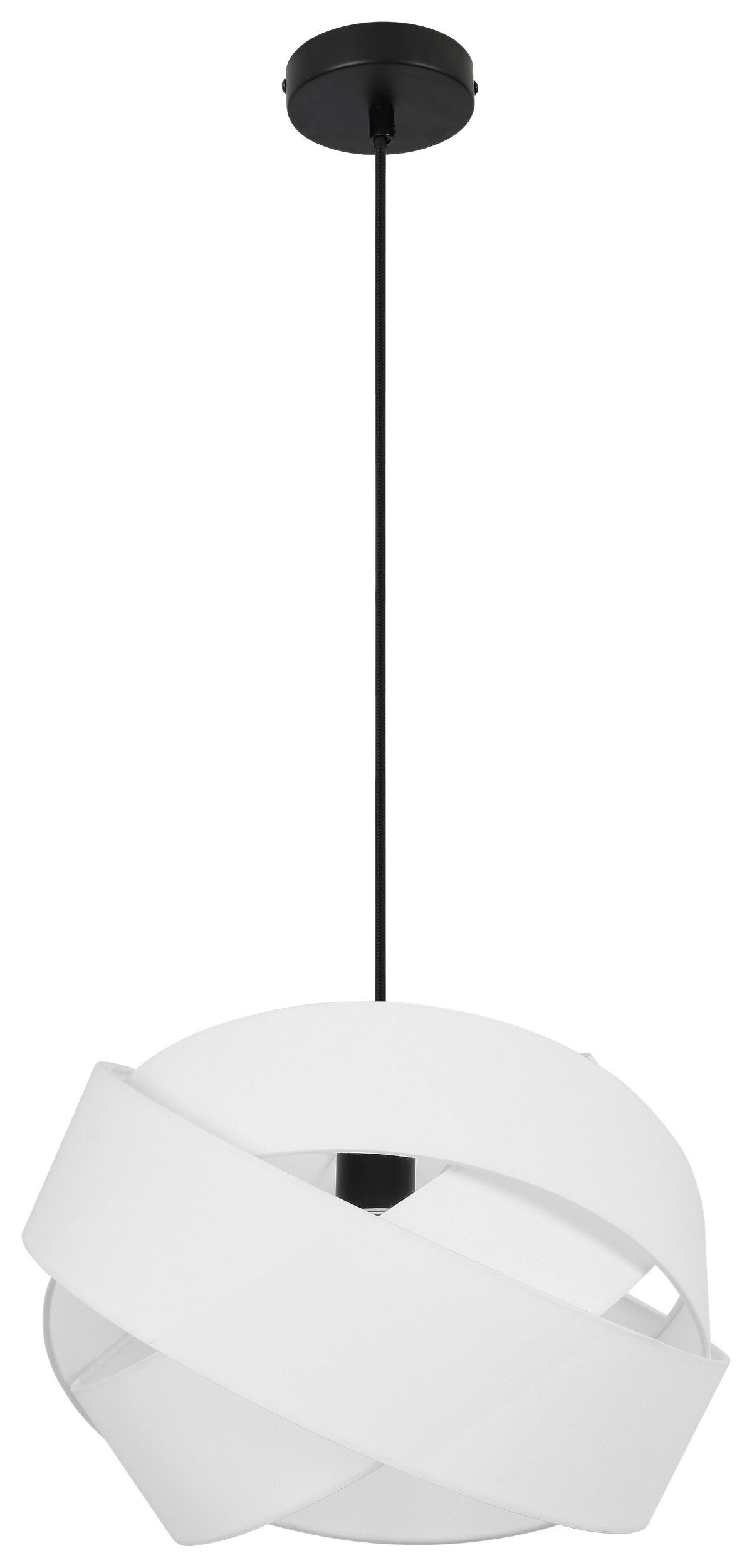 Pendelleuchte weiß Metall H/D: ca. 120x38 cm E27 1 Brennstellen Pendelleuchte_Amumu - weiß (38,00/120,00cm)