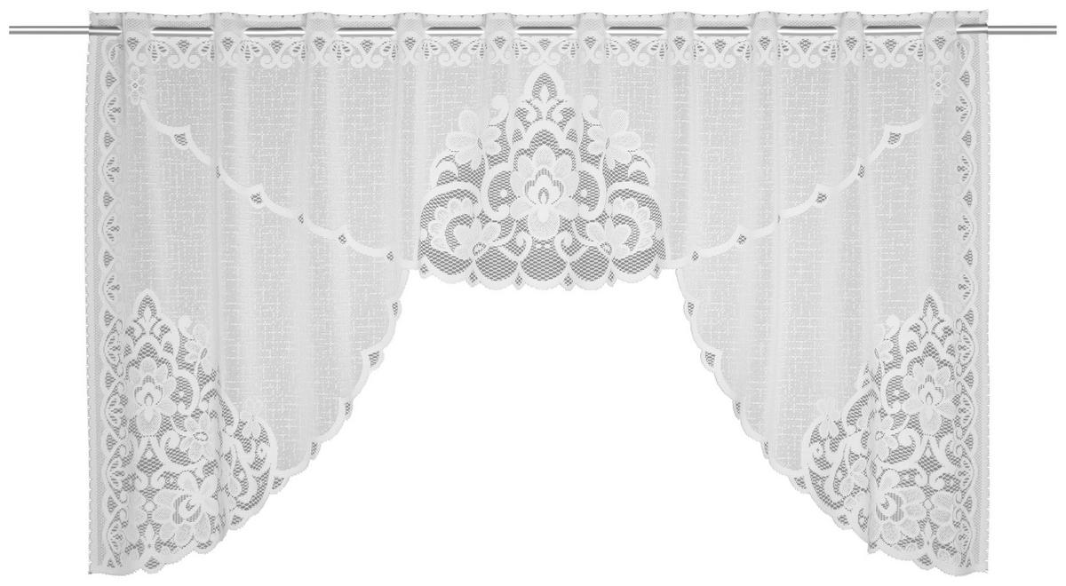 Scheibengardine Aruba weiß B/L: ca. 150x70 cm Aruba - weiß (150,00/70,00cm) - POCOline