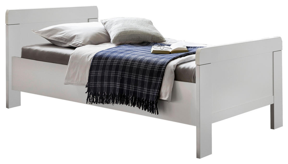 Komfortbett Nadja weiß B/H/T: ca. 108x85x207 cm Liegefläche B/L: ca. 100x200 cm Nadja - weiß (108,00/85,00/207,00cm)