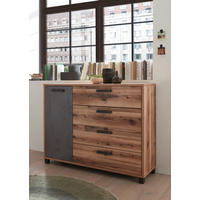 Kommode Dover Alpin Lodge Nachbildung Betonoxid Optik B/H/T: ca. 125x96x38 cm Dover - Alpin Lodge (125,00/96,00/38,00cm)