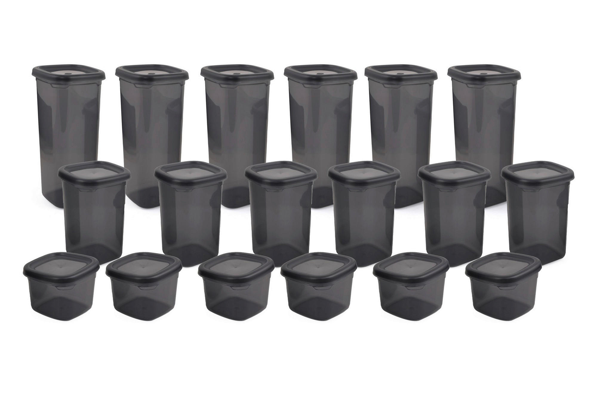 HermiaConcept Vorratsdosenset 18-tlg. grau 18-tlg. - grau - HermiaConcept
