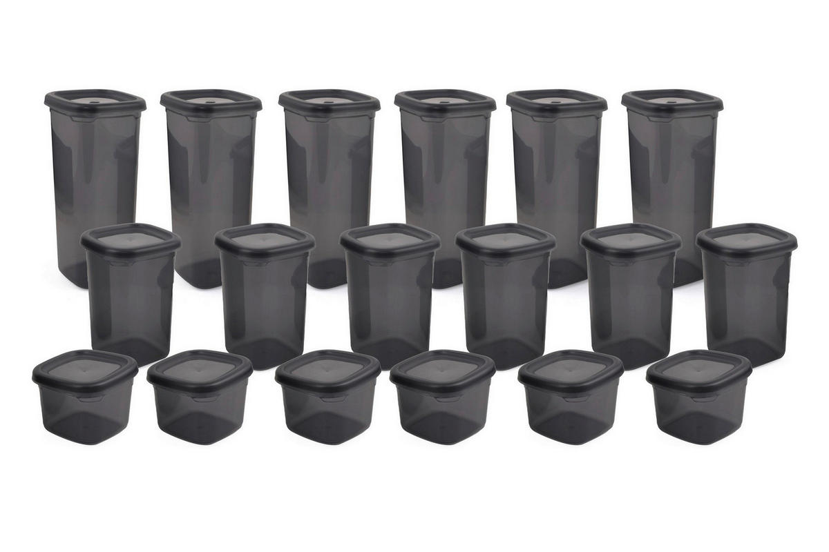 HermiaConcept Vorratsdosenset 18-tlg. grau 18-tlg. - grau - HermiaConcept