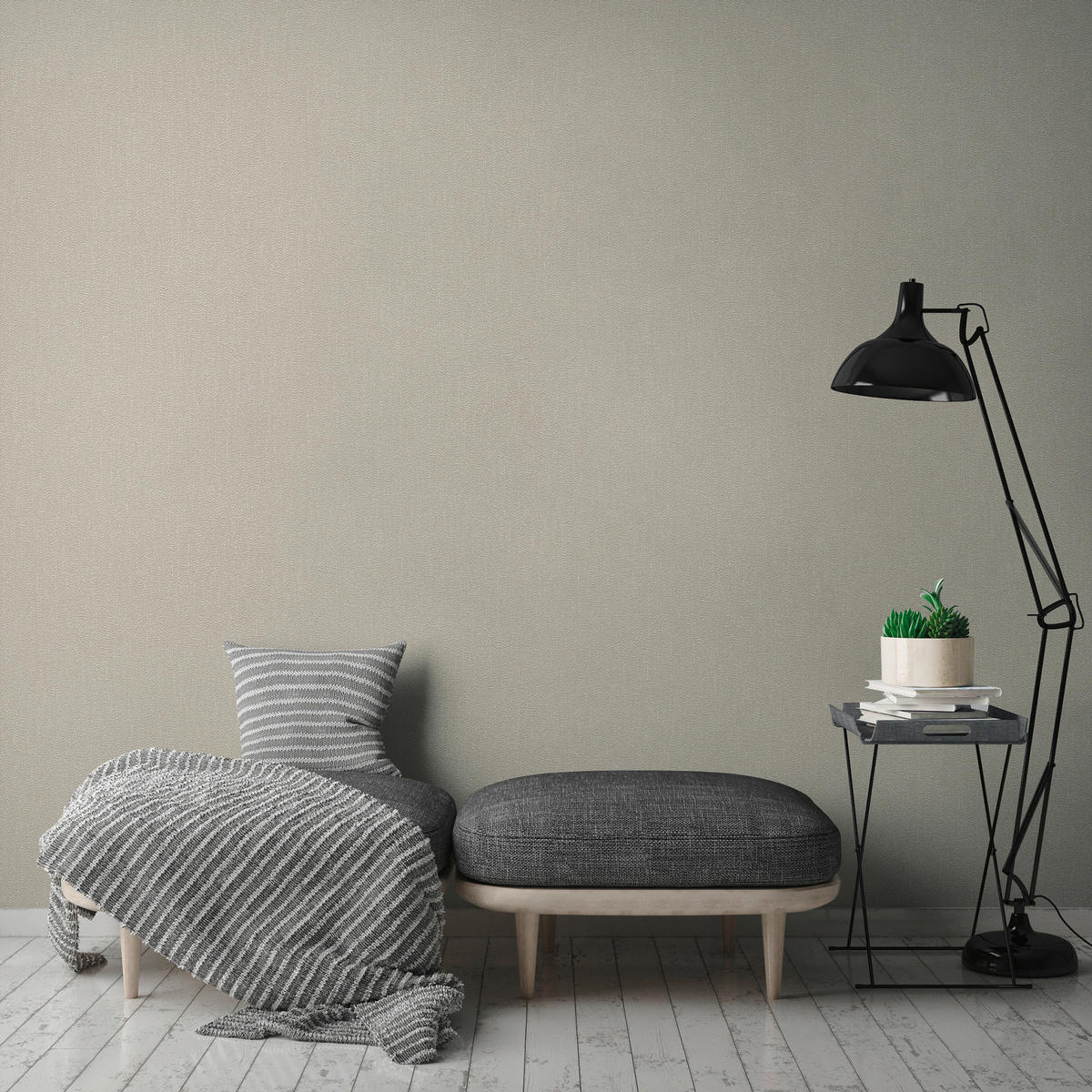 A.S.Creation Vliestapete Attractive 2 Struktur beige B/L: ca. 53x1005 cm Attractive 2 - beige (53,00/1005,00cm) - A.S.Creation