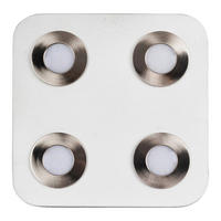 Spot-Light Deckenleuchte 2291437 LED-Deckenleuchte_4flg.Cool - offwhite (26,00/3,50/26,00cm) - Spot-Light