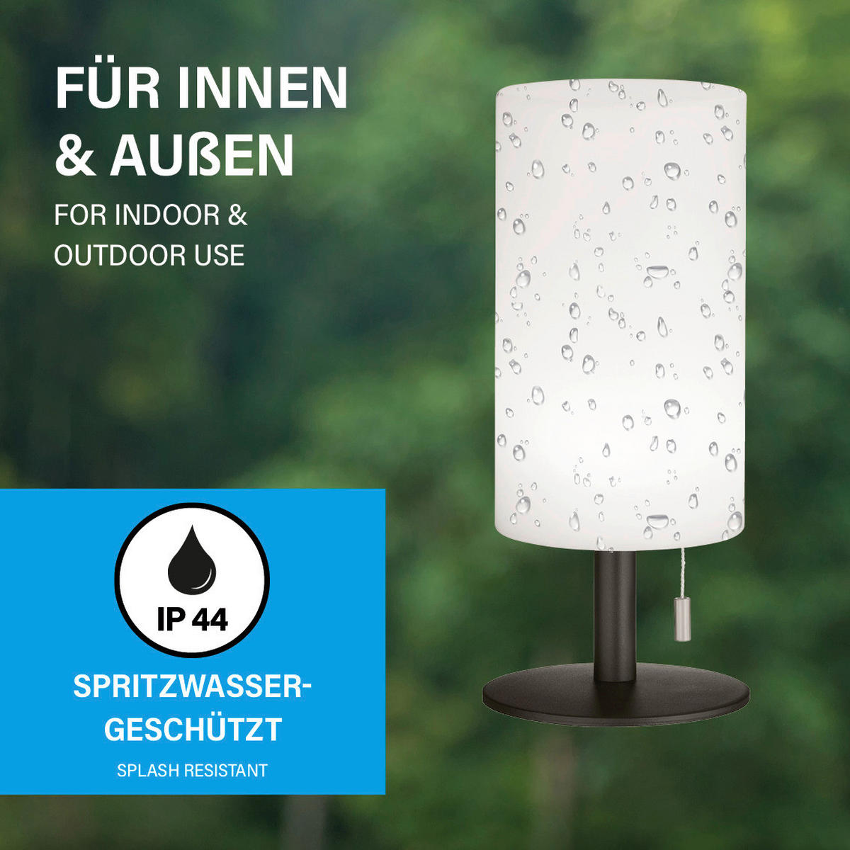 LED-Außenleuchte 850246 Larino anthrazit weiß H/D: ca. 28x12 cm Larino - weiß/anthrazit (12,00/28,00cm) - easy! by FHL