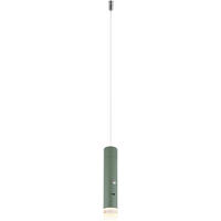 GLOBO LED-Hängeleuchte klar grün Acryl Metall H/D: ca. 120x3,8 cm 1.0 Brennstellen PELO - klar/grün (3,80/120,00cm) - GLOBO