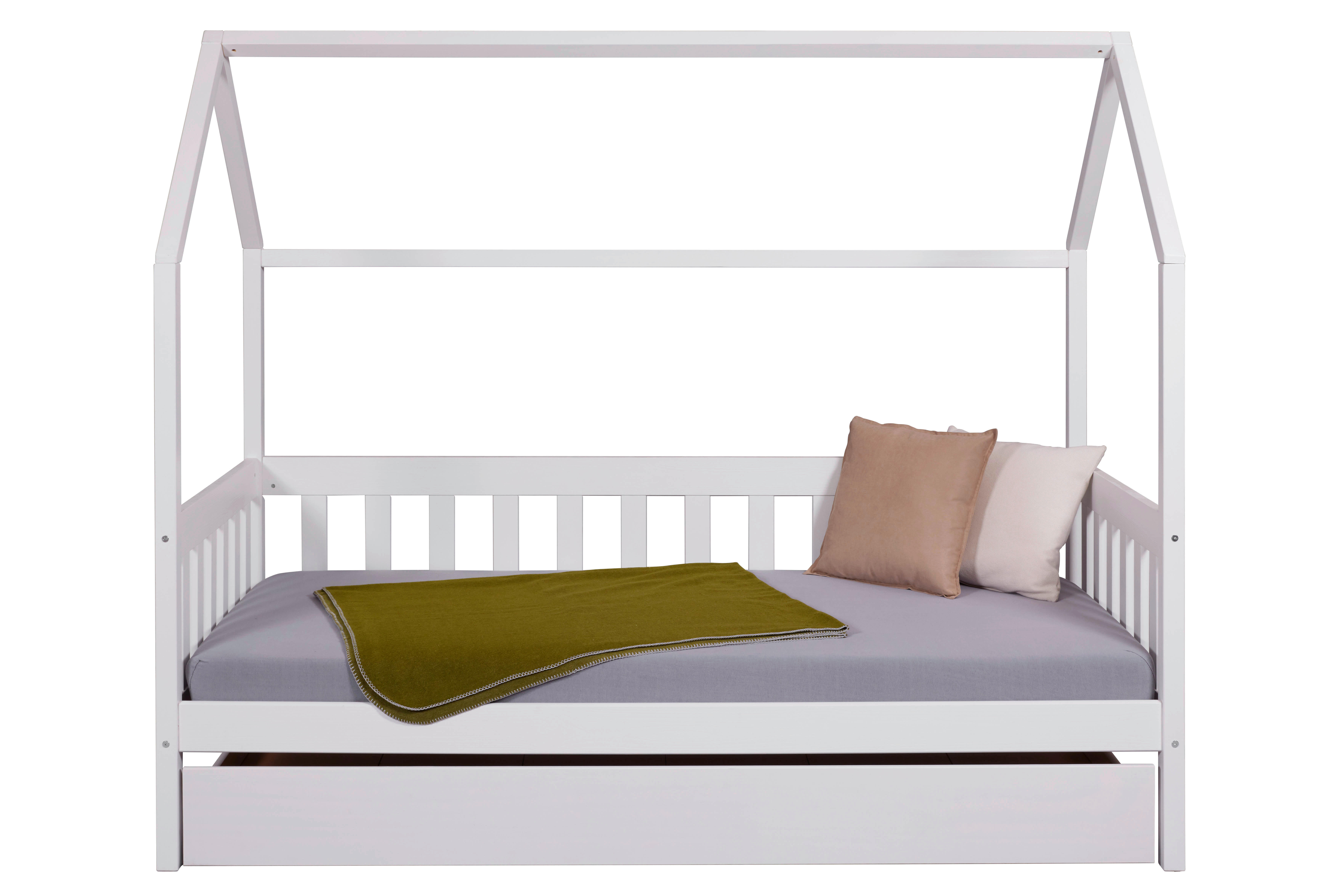 Kinderbett FUNKY HAUSBETT weiß FUNKY HAUSBETT - weiß (207,00/97,00/174,00cm) - Inter Link