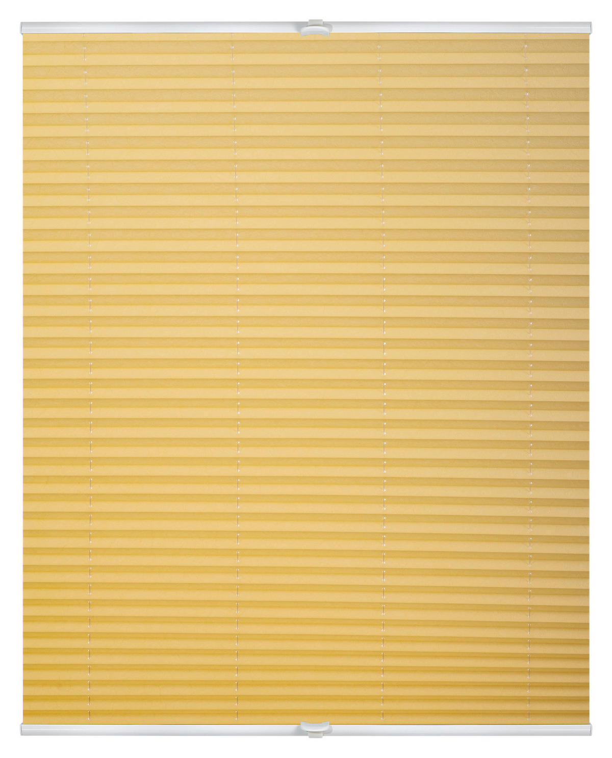 Spannplissee gelb B/L: ca. 80x130 cm Plissee_Klemmfix - gelb (80,00/130,00cm) - LICHTBLICK