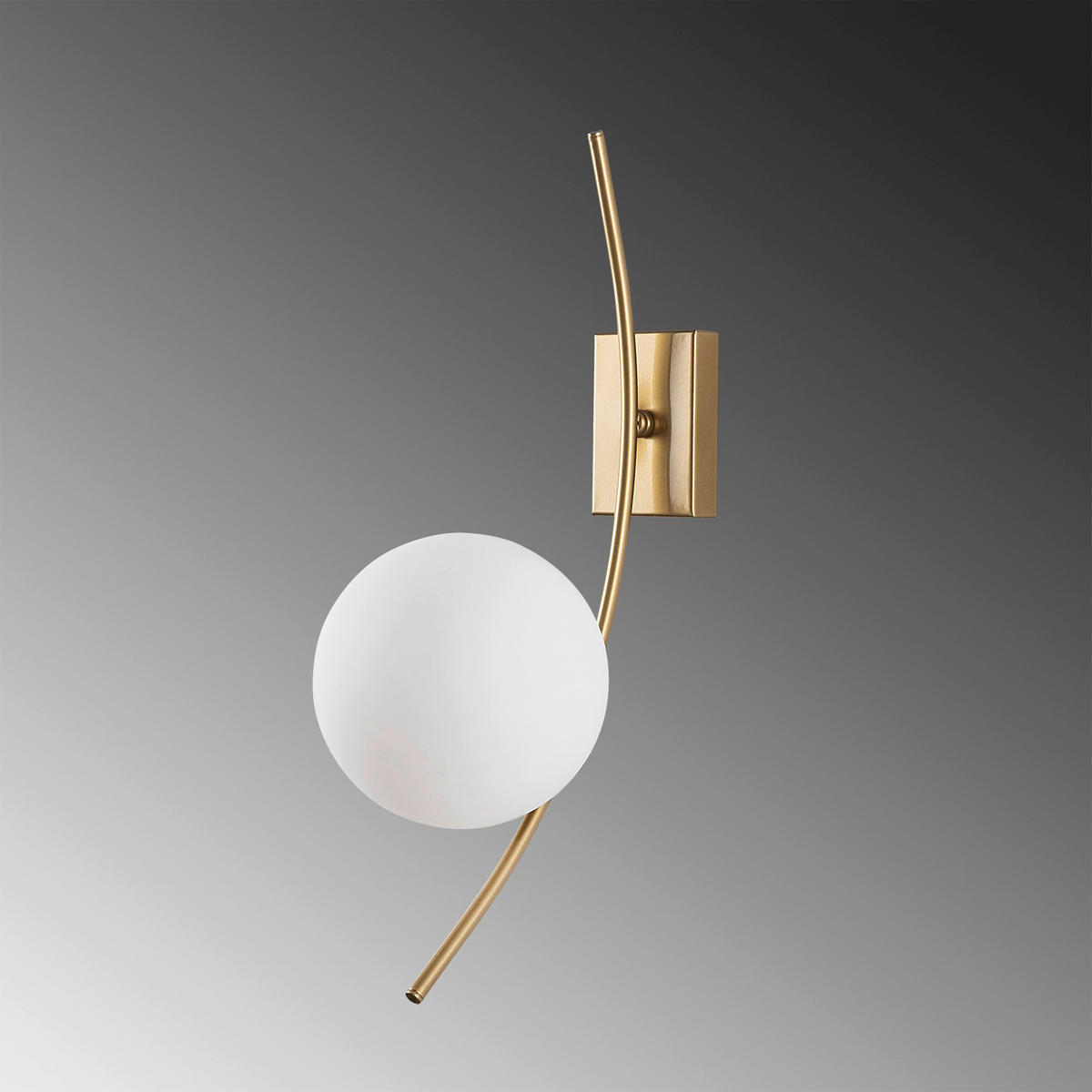 Opviq Wandleuchte gold Metall B/H/L: ca. 25x44x15 cm E27 1 Brennstellen Hilal - gold (15,00/25,00/44,00cm) - Opviq