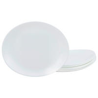 CreaTable Schnitzelteller ITALIEN PARTY weiß Glas 6 tlg. ITALIEN PARTY - weiß - CreaTable