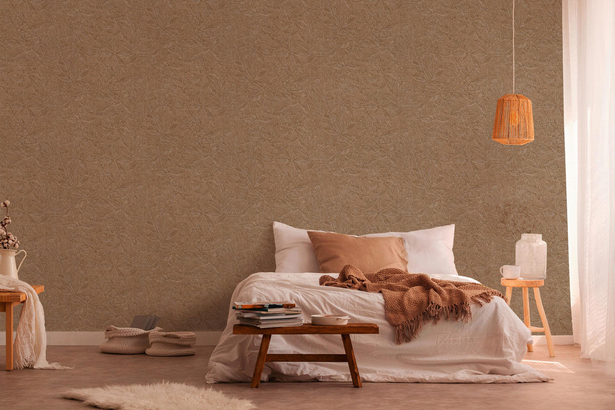 A.S.Creation Vliestapete Terra Floral braun B/L: ca. 53x1005 cm Terra - braun (53,00/1005,00cm) - A.S.Creation