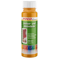 POCOline Vollton- und Abtönfarbe ocker ca. 0,25 l Voll+Abtönfarbe 250ml ocker - ocker (250ml) - POCOline