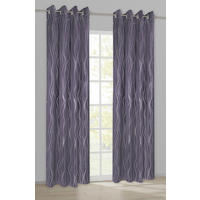 Verdunklungsvorhang Monaco grau B/L: ca. 135x245 cm Monaco - silber/grau (135,00/245,00cm)