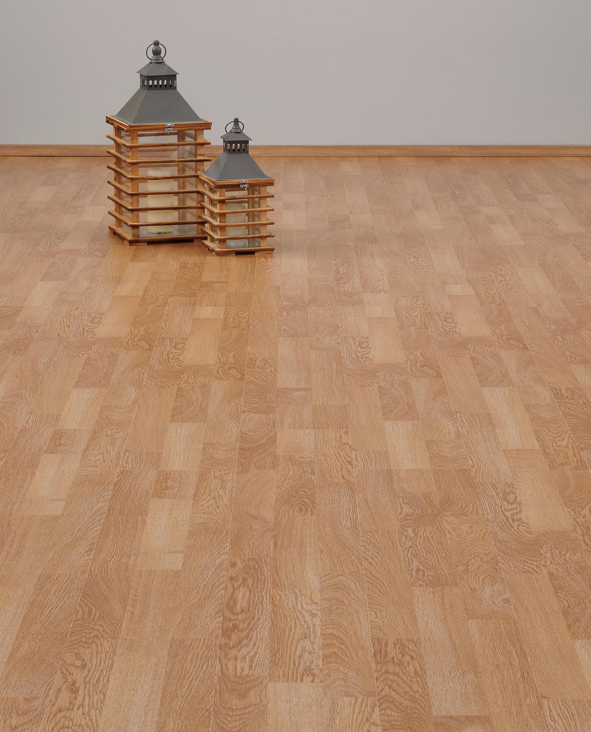 EGGER Laminatboden Eiche 3-Stab ca. 2,7429 m² im Paket  B/L: ca. 19,3x129,2 cm pro Paket Eiche 3-Stab ca. 2,7429 m² im Paket - hellbraun (19,30/129,20cm) - EGGER