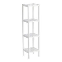 Zeller Standregal weiß MDF B/H/L: ca. 22x92x22 cm Standregal_mit_4_Ablagen - weiß (22,00/22,00/92,00cm) - Zeller