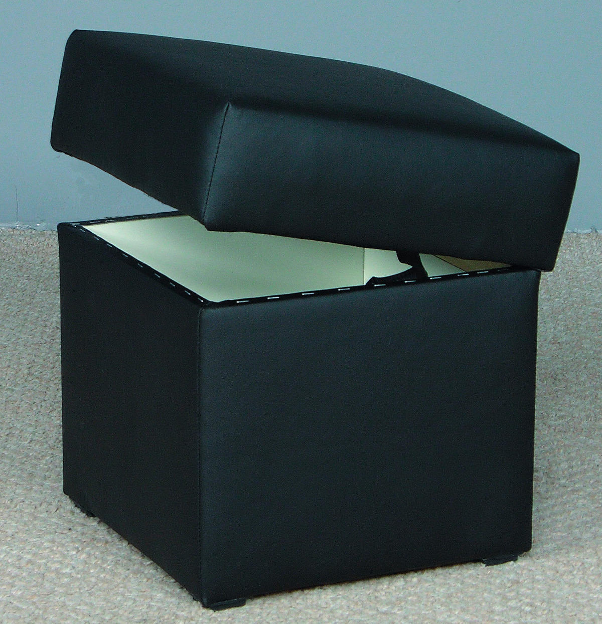 Hocker Anca schwarz B/H/T: ca. 41x43x42 cm Anca - schwarz (41,00/43,00/42,00cm)